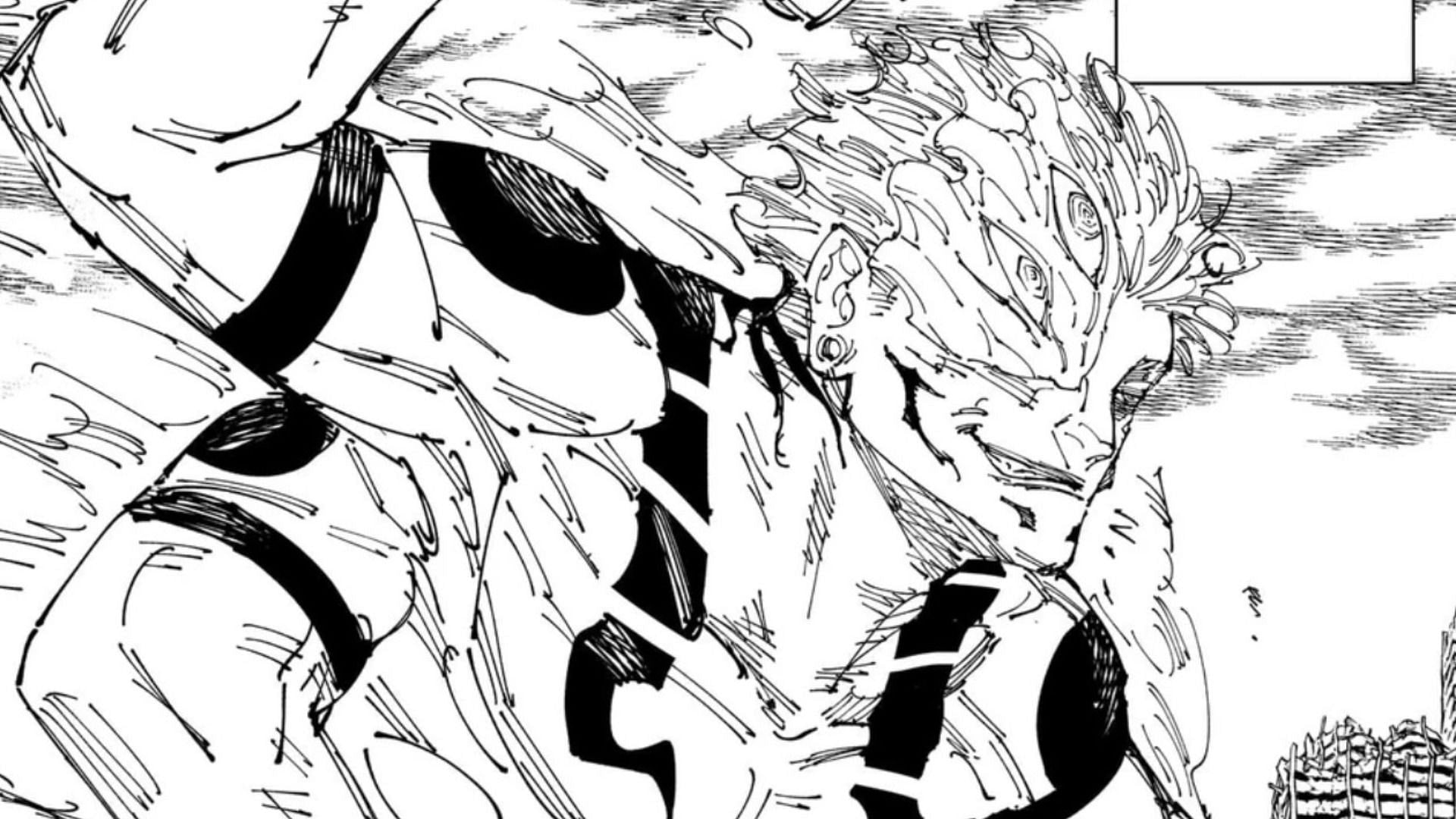 Sukuna's true form (Image via Shueisha)